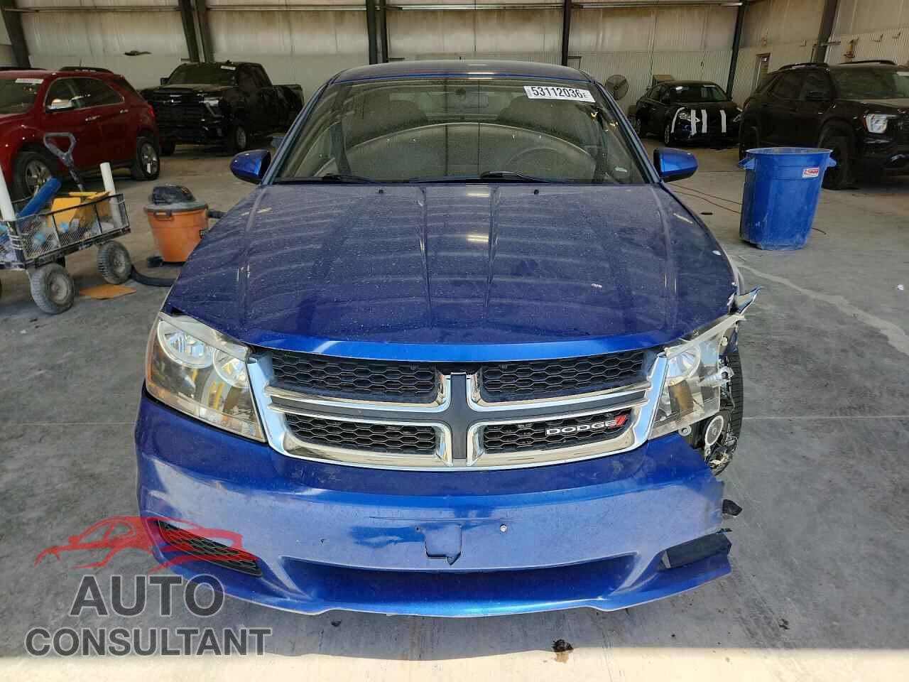DODGE AVENGER 2012 - 1C3CDZCB7CN227703