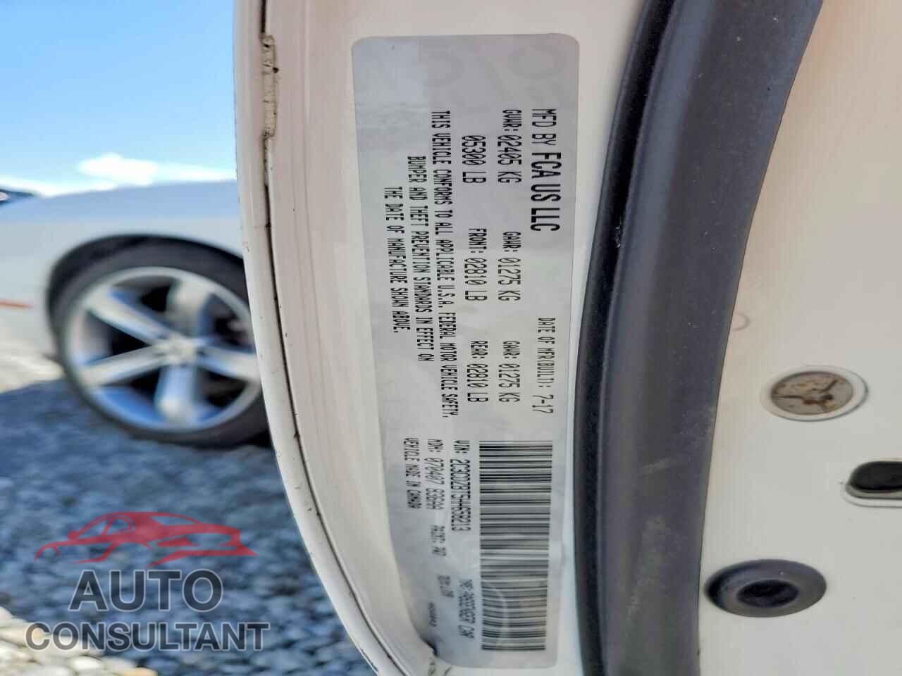 DODGE CHALLENGER 2017 - 2C3CDZBT5HH658213