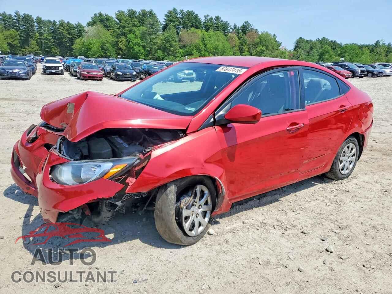 HYUNDAI ACCENT 2013 - KMHCT4AEXDU406531