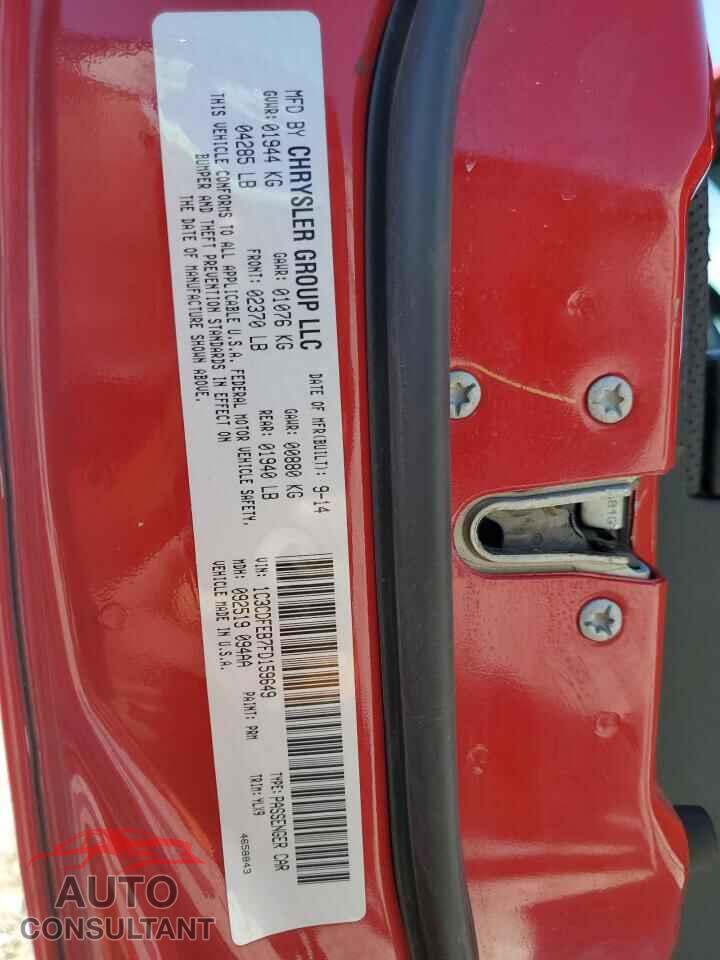 DODGE DART 2015 - 1C3CDFEB7FD159649