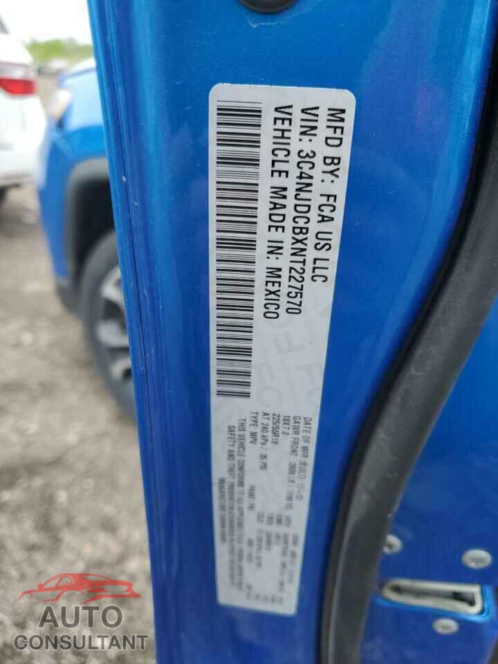 JEEP COMPASS 2022 - 3C4NJDCBXNT227570