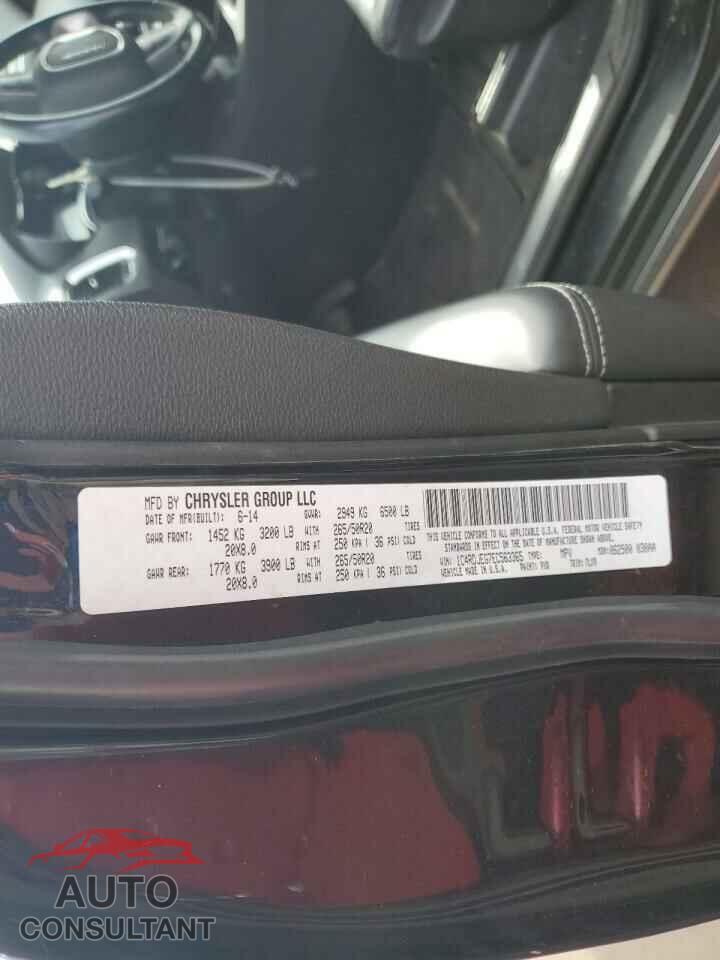 DODGE DURANGO 2014 - 1C4RDJEG7EC563365