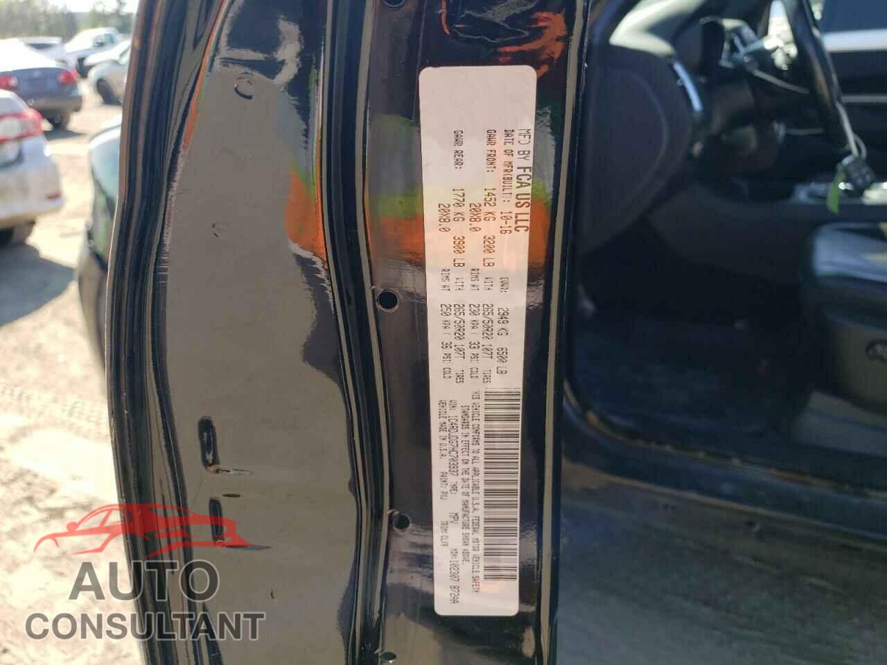 DODGE DURANGO 2017 - 1C4RDJDG7HC703937