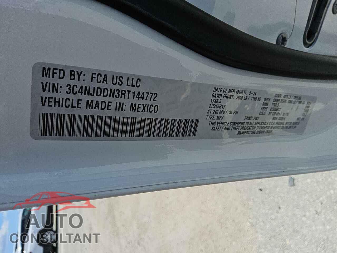 JEEP COMPASS 2024 - 3C4NJDDN3RT144772
