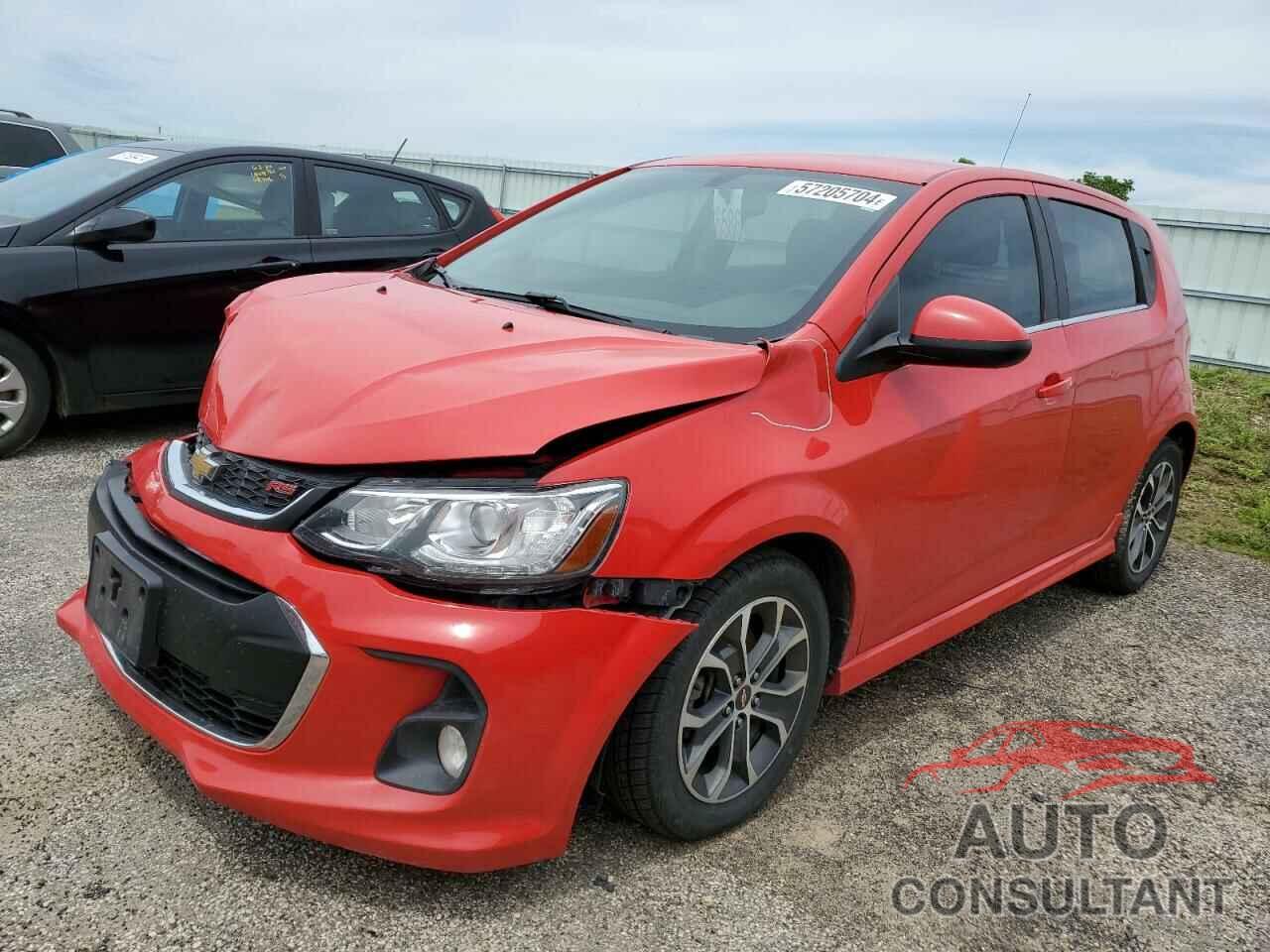 CHEVROLET SONIC 2017 - 1G1JD6SH7H4154300