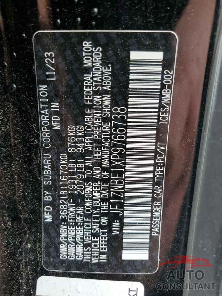 TOYOTA GR 86 PREM 2023 - JF1ZNBE1XP9766738