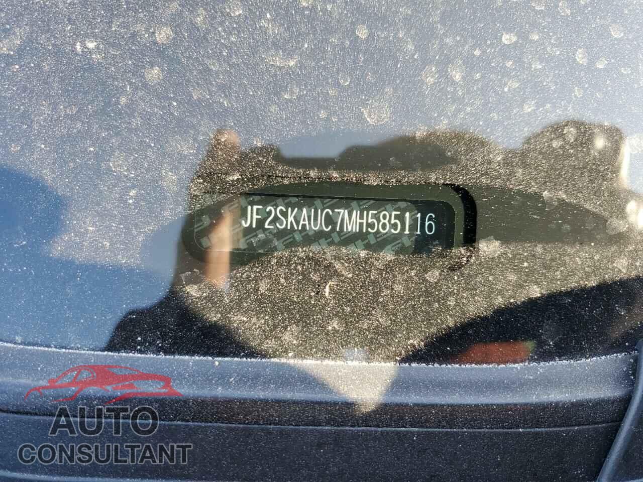SUBARU FORESTER 2021 - JF2SKAUC7MH585116