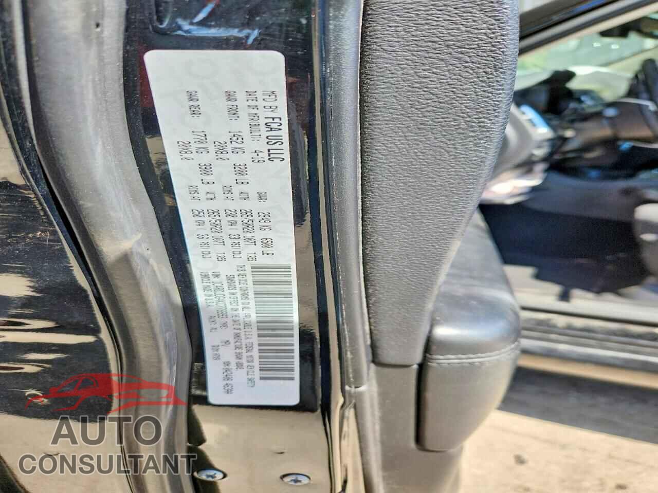DODGE DURANGO 2019 - 1C4RDJDG4KC778893