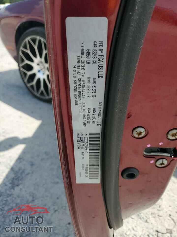 DODGE CHALLENGER 2018 - 2C3CDZAG2JH202387