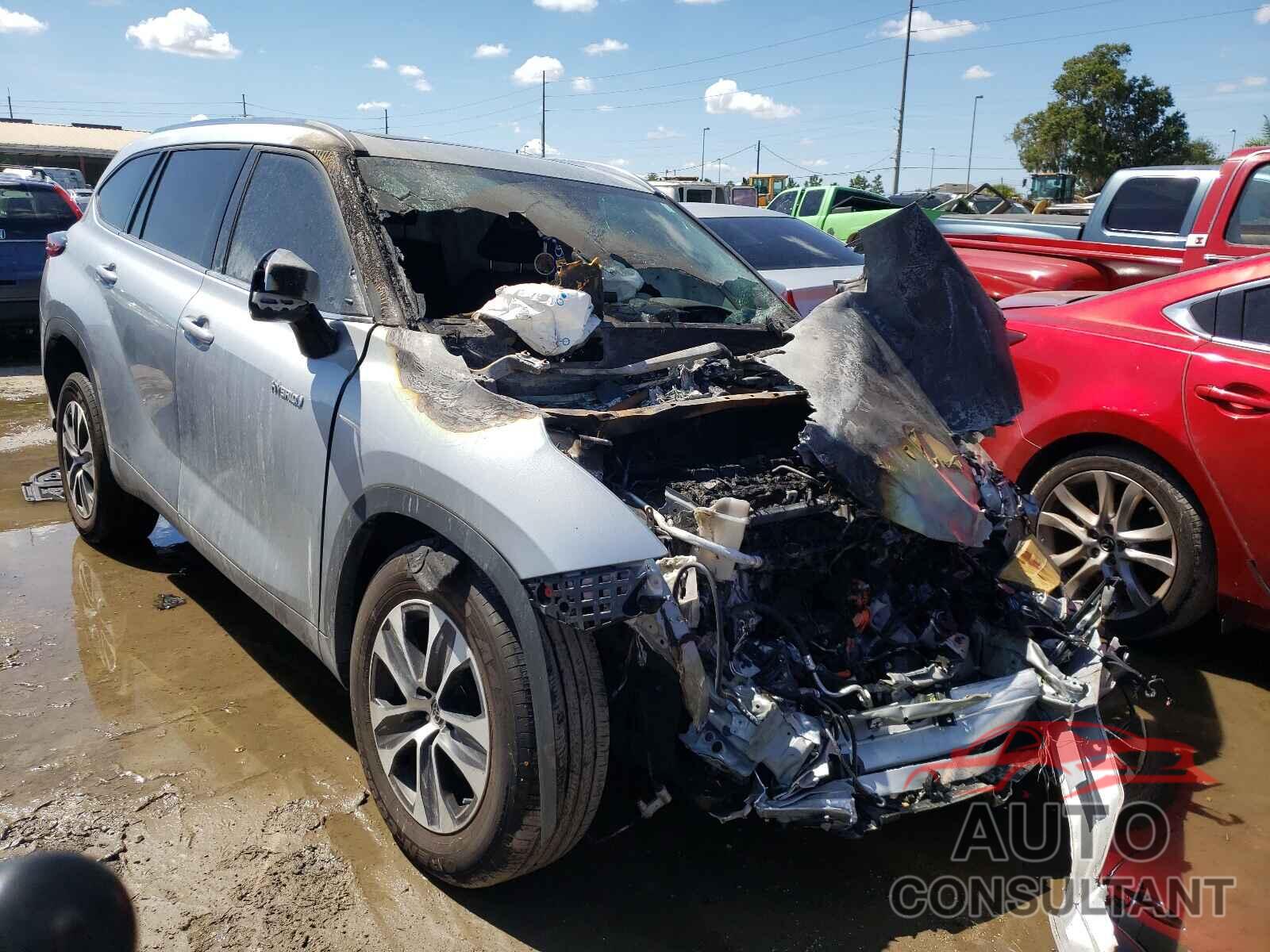 TOYOTA HIGHLANDER 2021 - 5TDGARAHXMS506491