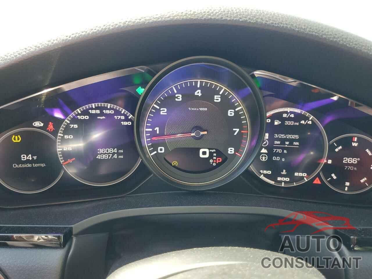 PORSCHE CAYENNE 2020 - WP1BB2AY9LDA57683