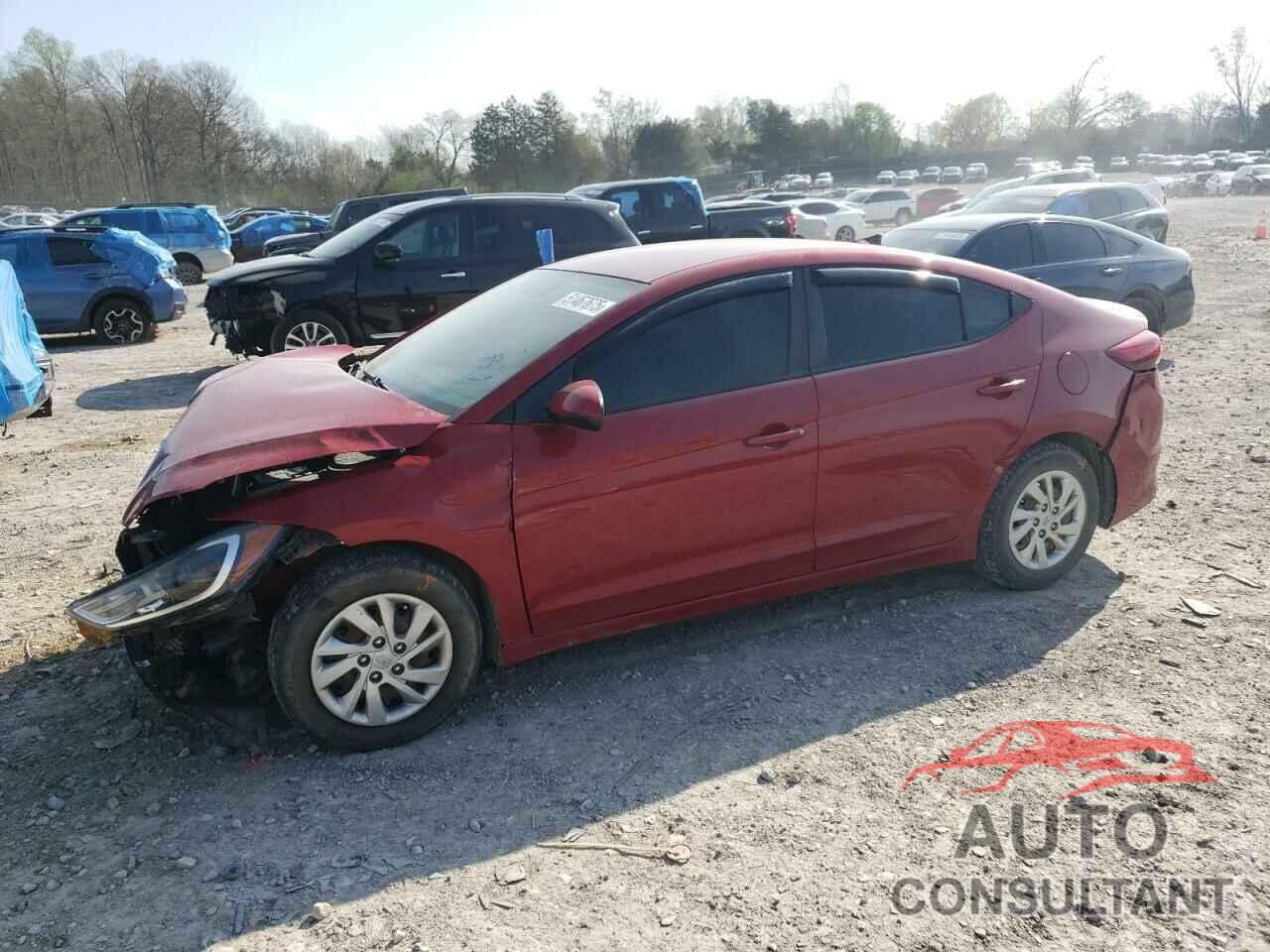 HYUNDAI ELANTRA 2017 - KMHD74LF5HU400205