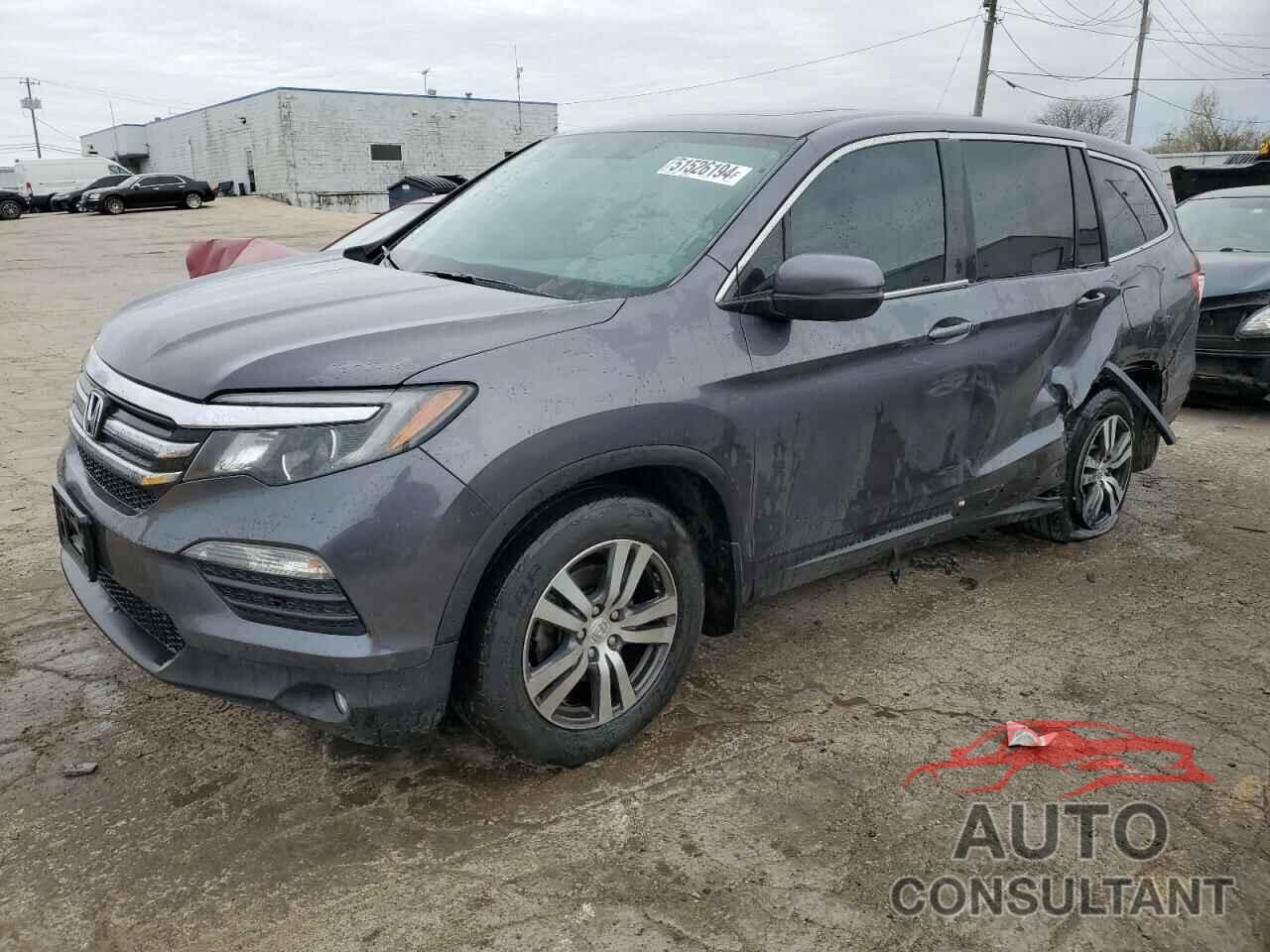 HONDA PILOT 2017 - 5FNYF6H51HB075050