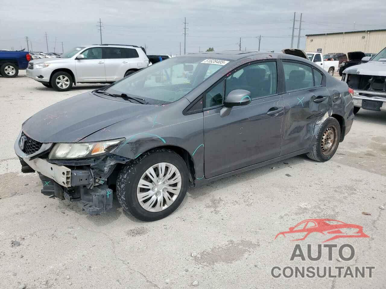 HONDA CIVIC 2013 - 19XFB2F86DE022353