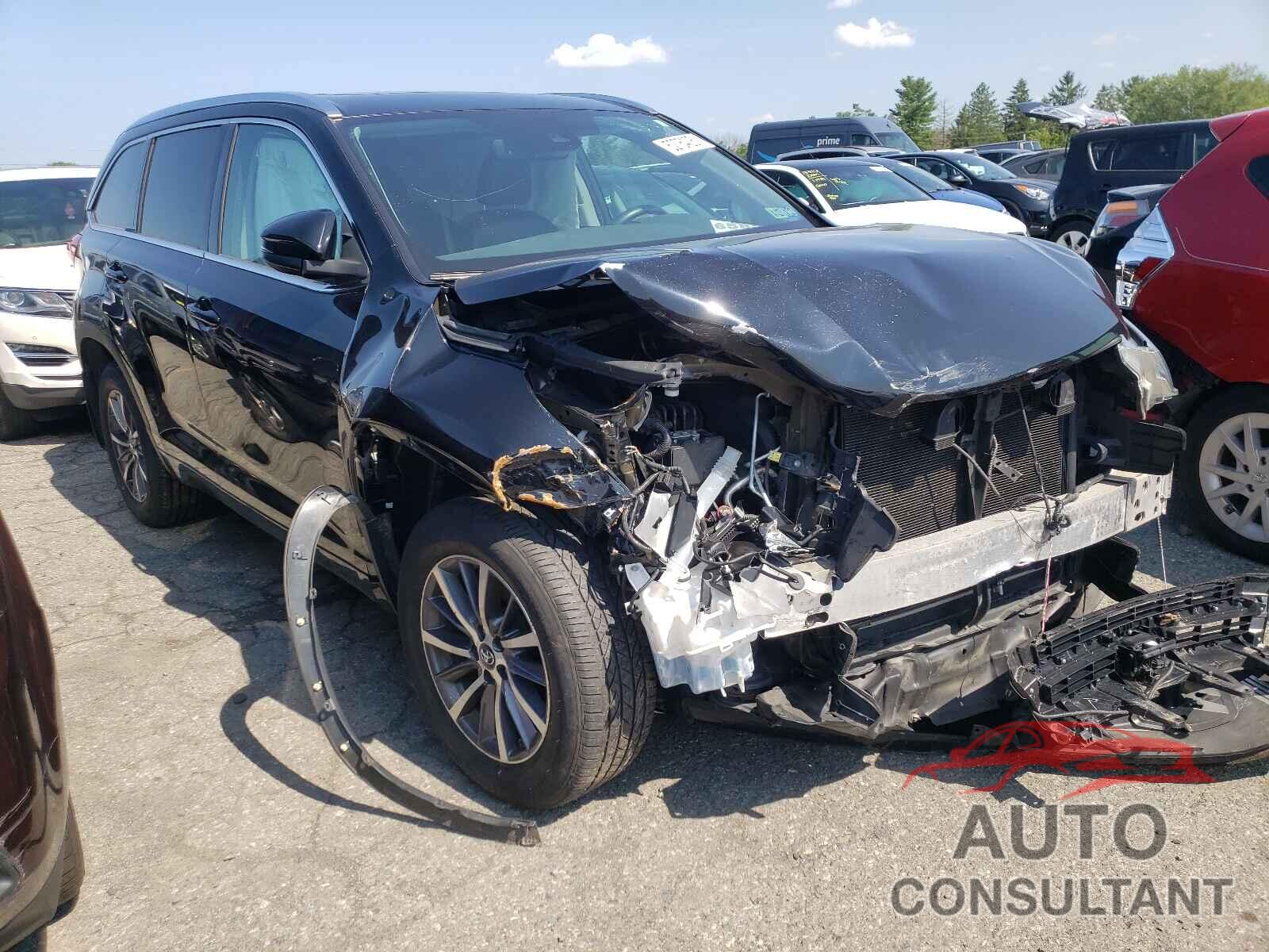 TOYOTA HIGHLANDER 2017 - 5TDJZRFH5HS395443