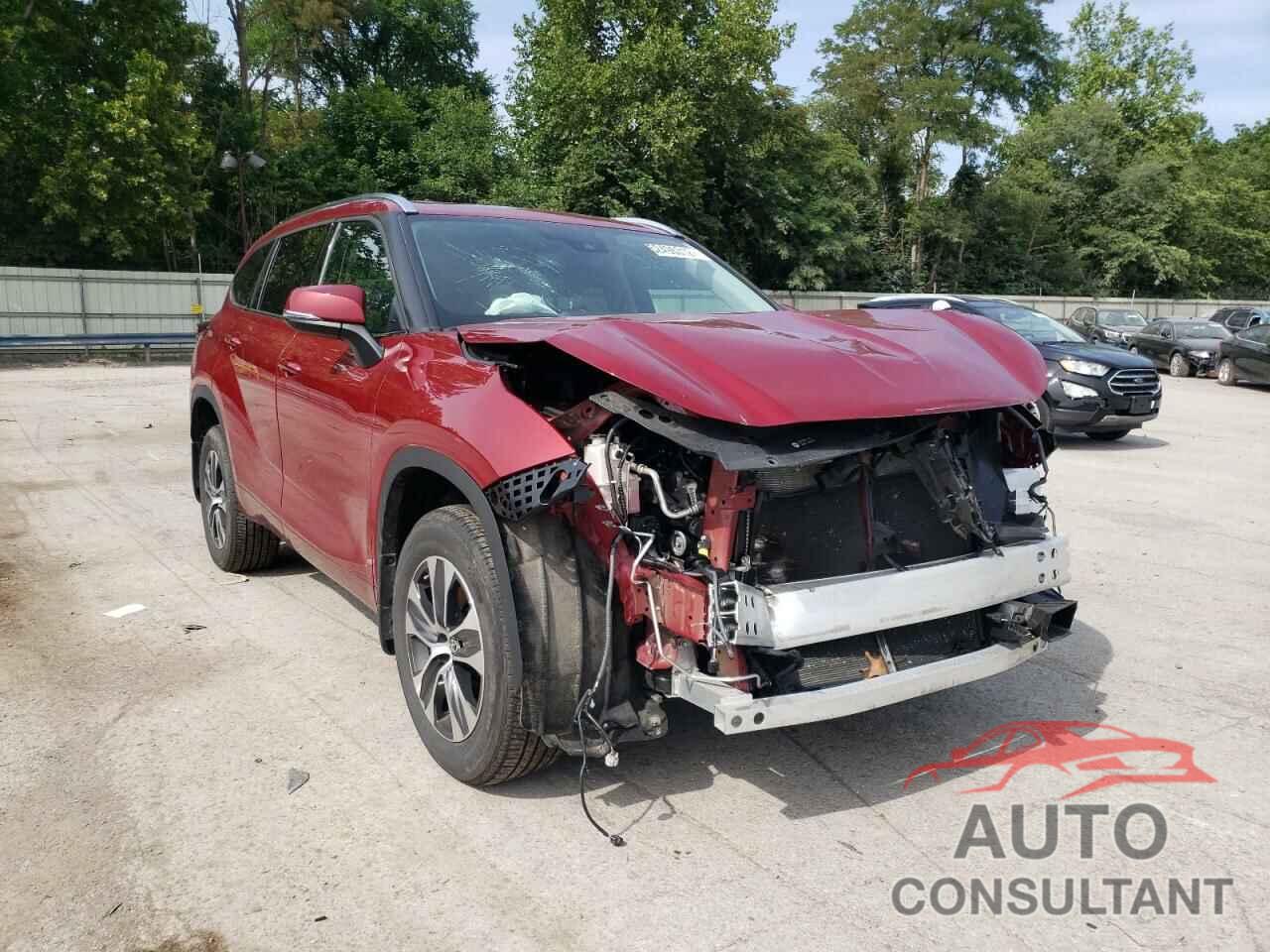TOYOTA HIGHLANDER 2021 - 5TDGZRBH4MS089294