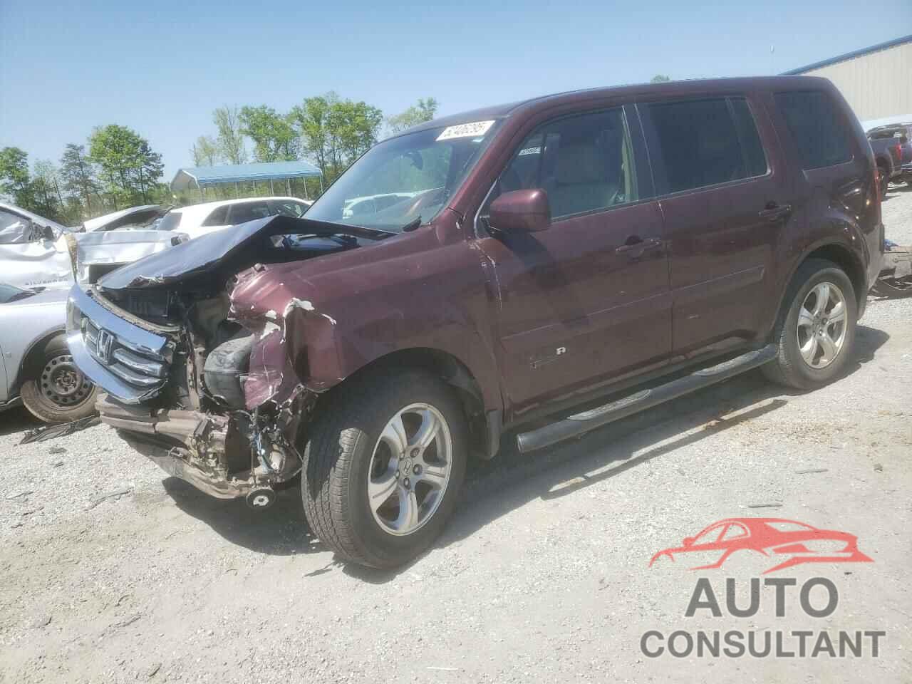 HONDA PILOT 2012 - 5FNYF3H49CB040397