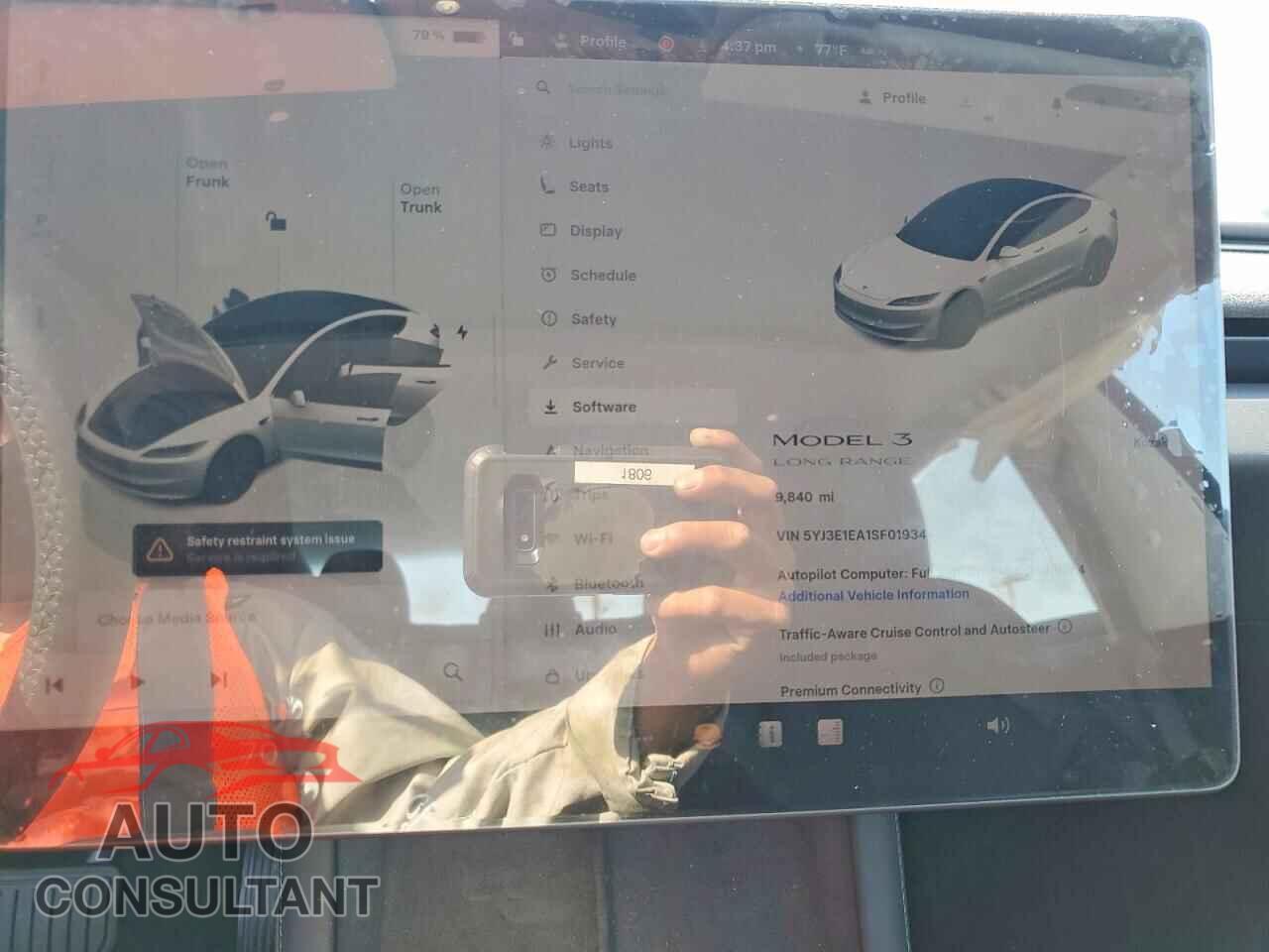 TESLA MODEL 3 2025 - 5YJ3E1EA1SF019344