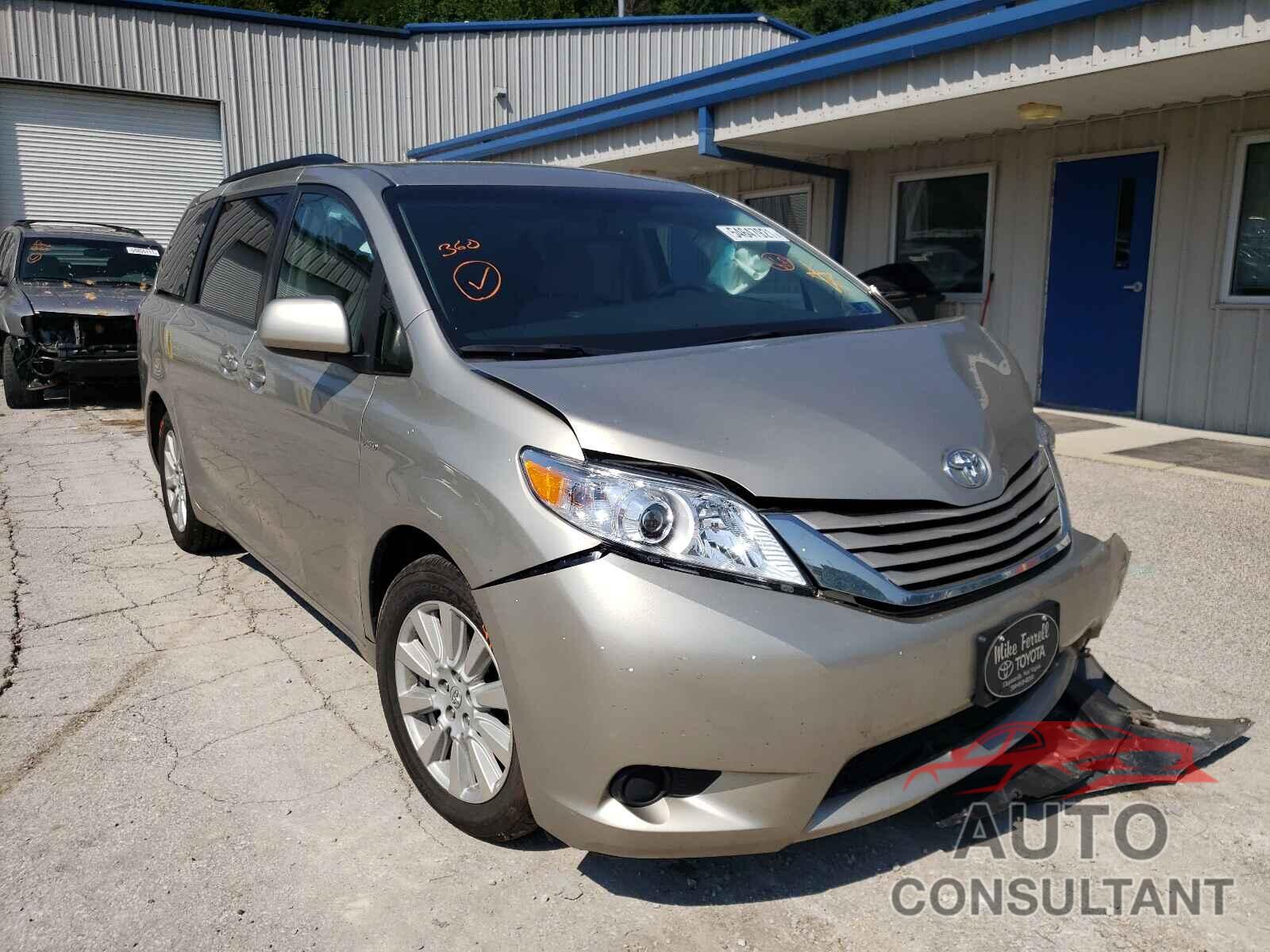 TOYOTA SIENNA 2017 - 5TDJZ3DC2HS176041