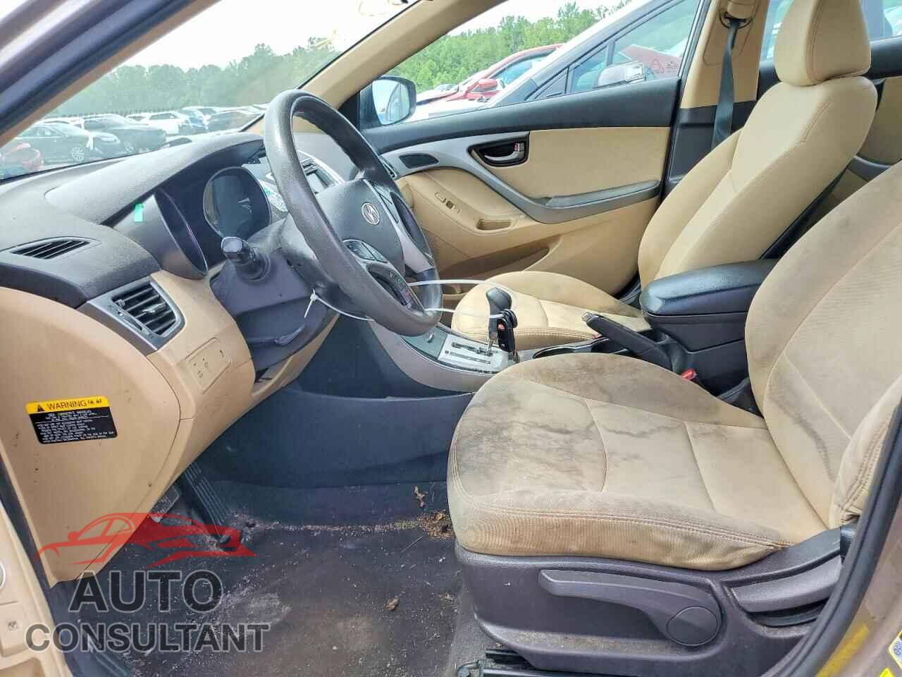 HYUNDAI ELANTRA 2012 - 5NPDH4AE2CH146645