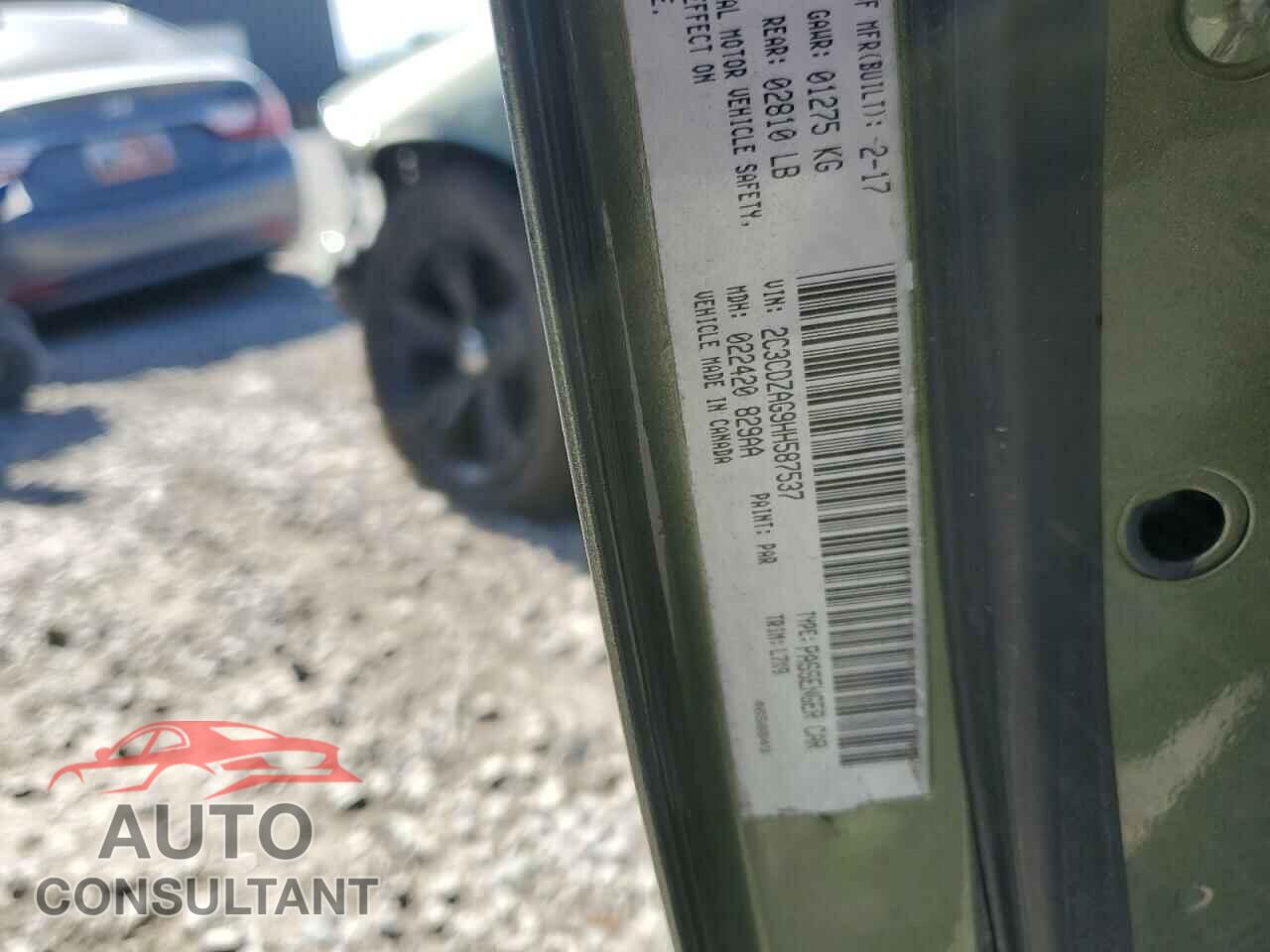DODGE CHALLENGER 2017 - 2C3CDZAG9HH587537