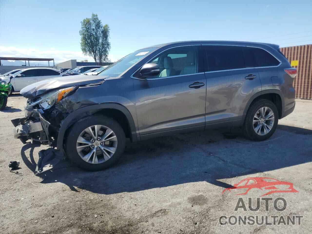 TOYOTA HIGHLANDER 2015 - 5TDZKRFH0FS094907