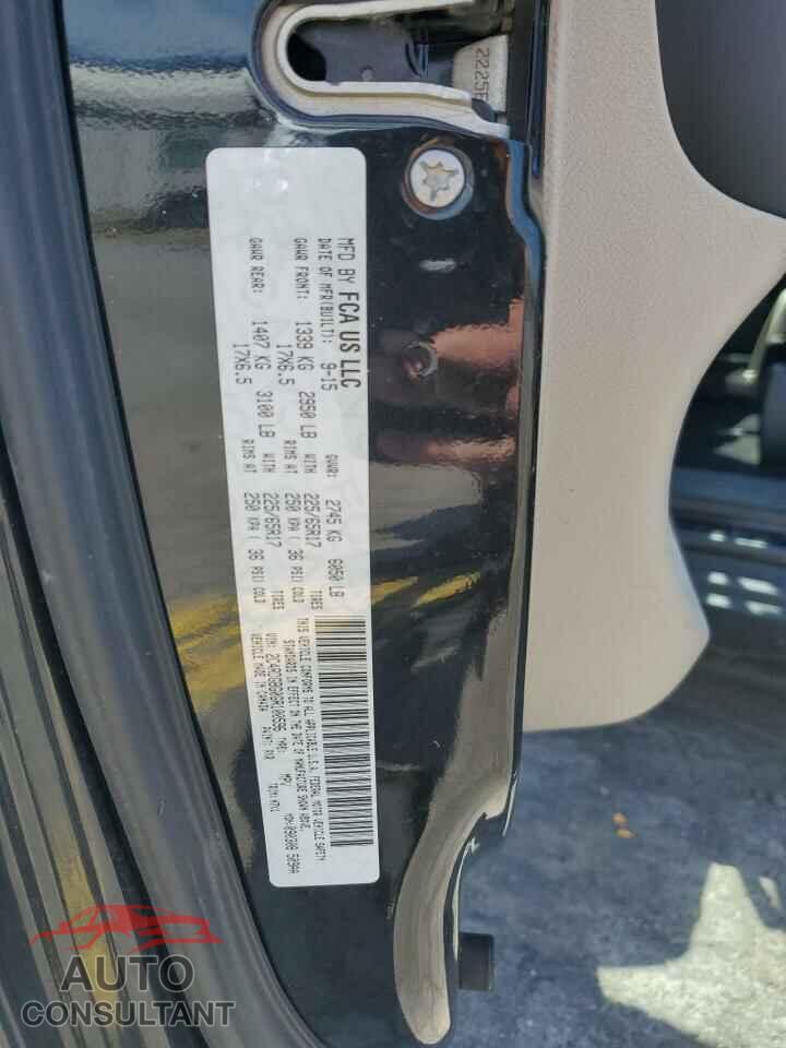 DODGE CARAVAN 2016 - 2C4RDGBG0GR100596