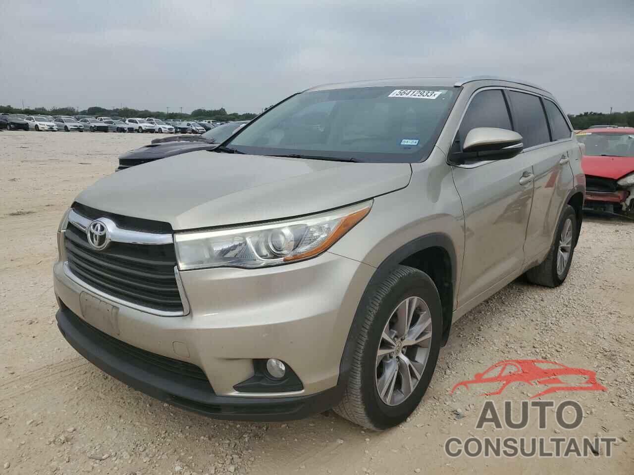 TOYOTA HIGHLANDER 2015 - 5TDKKRFH8FS066788