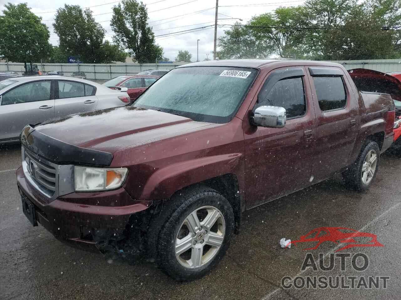 HONDA RIDGELINE 2012 - 5FPYK1F53CB457405