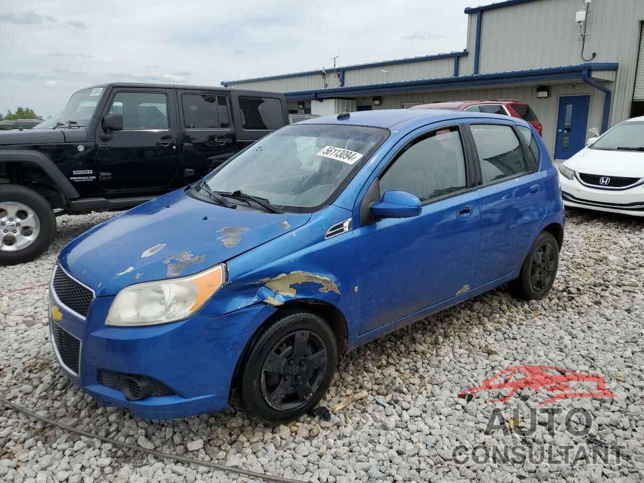 CHEVROLET AVEO 2009 - KL1TD66E79B622286