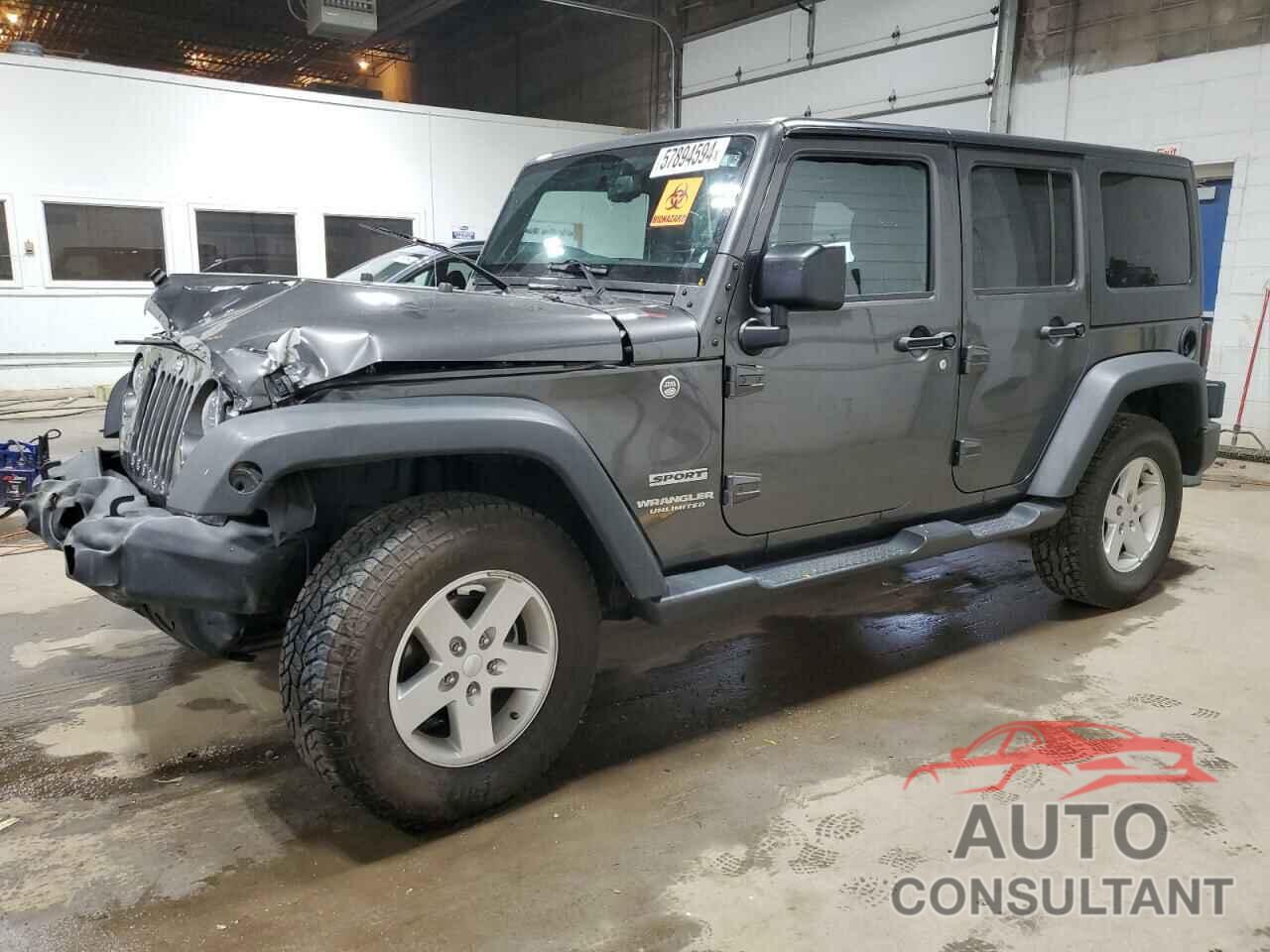 JEEP WRANGLER 2017 - 1C4HJWDG5HL543512