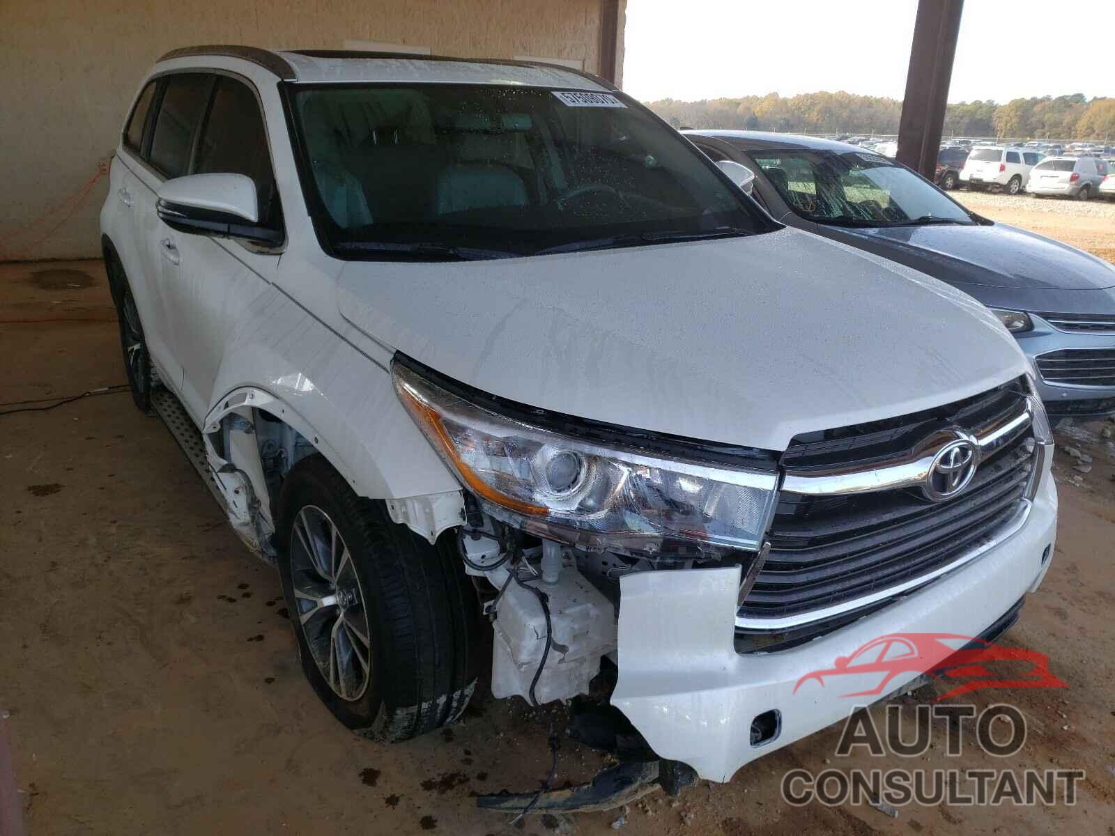 TOYOTA HIGHLANDER 2016 - 5TDKKRFH5GS153145