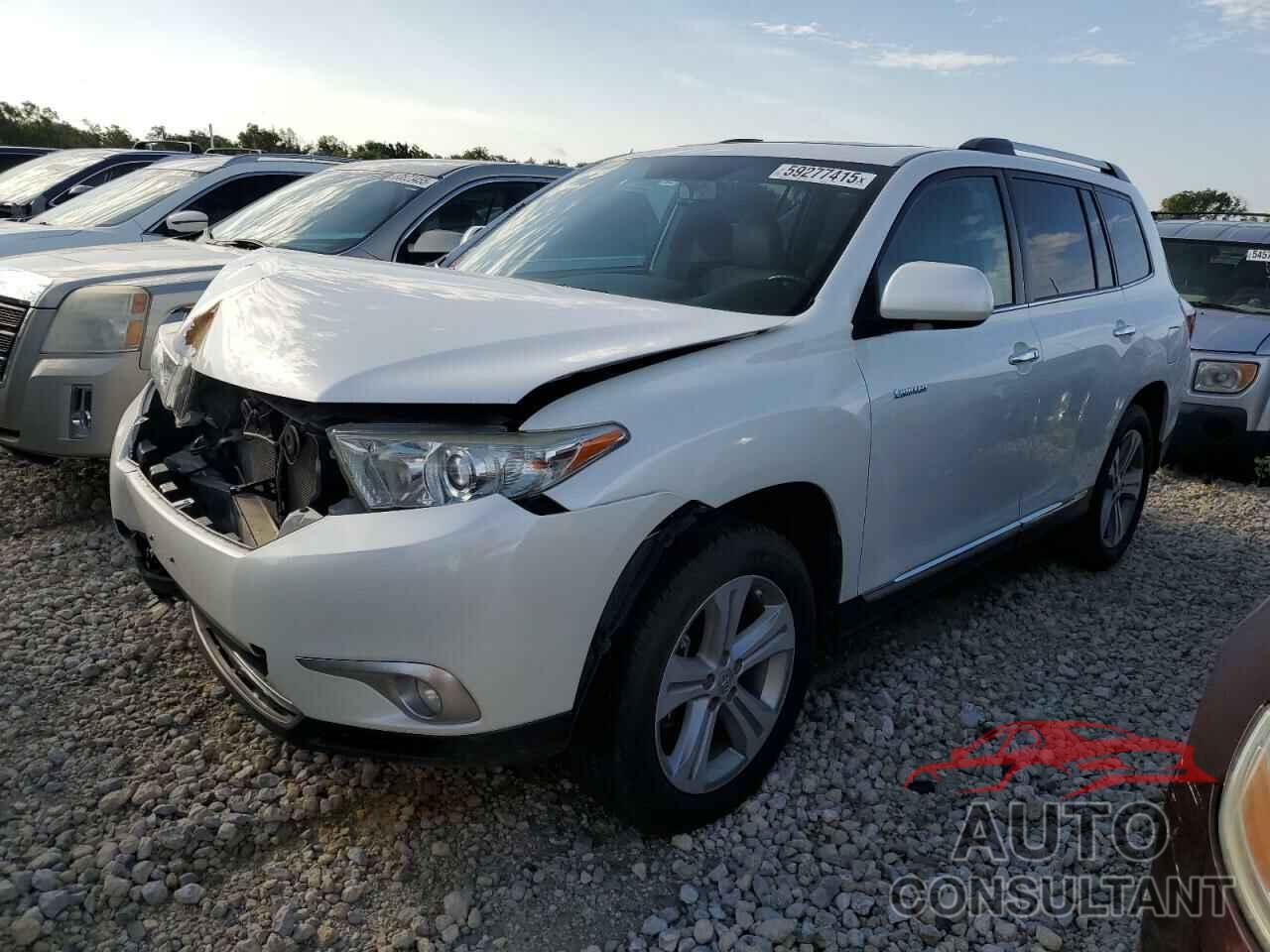 TOYOTA HIGHLANDER 2012 - 5TDYK3EH0CS084237