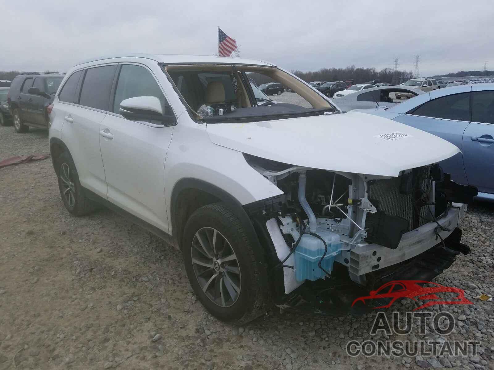 TOYOTA HIGHLANDER 2019 - 5TDKZRFH6KS343010