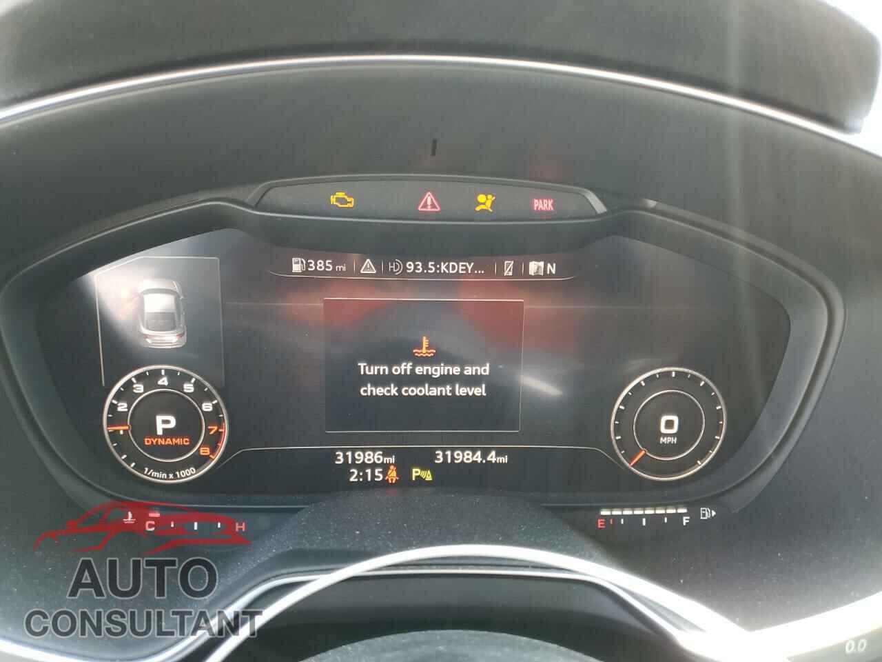 AUDI TT 2017 - TRUC5AFV3H1006930