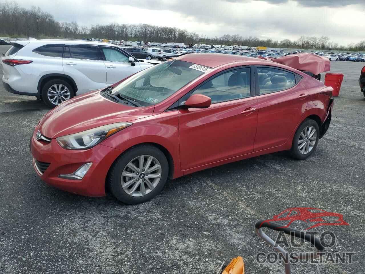 HYUNDAI ELANTRA 2014 - KMHDH4AE5EU114048