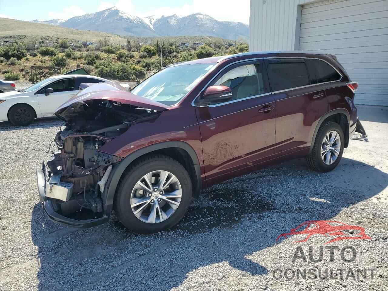 TOYOTA HIGHLANDER 2015 - 5TDJKRFHXFS212670