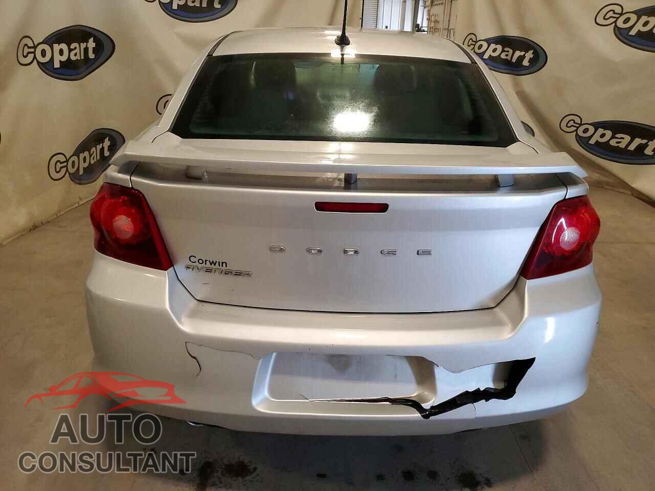 DODGE AVENGER 2012 - 1C3CDZAG2CN316013