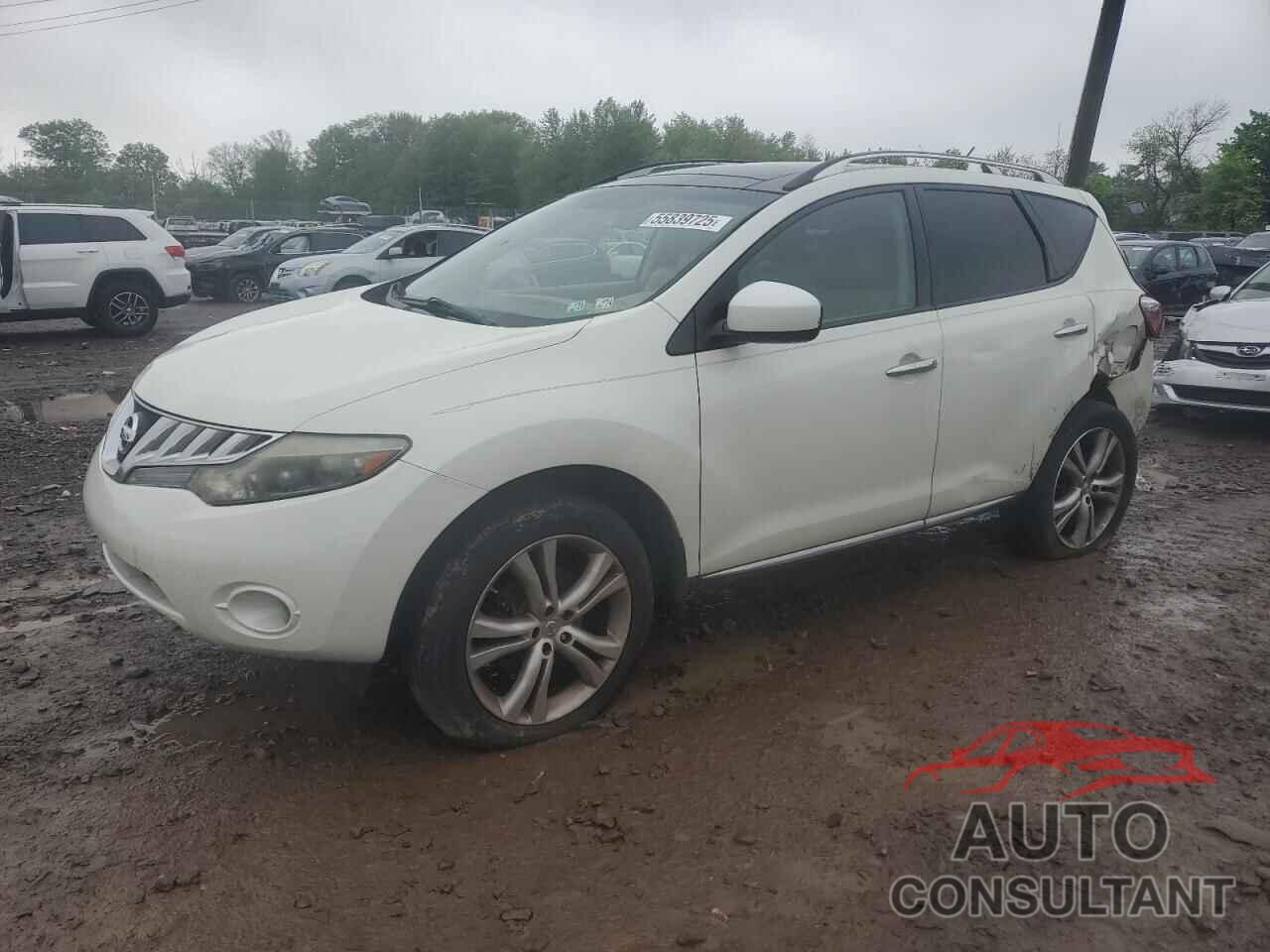 NISSAN MURANO 2009 - JN8AZ18WX9W160443