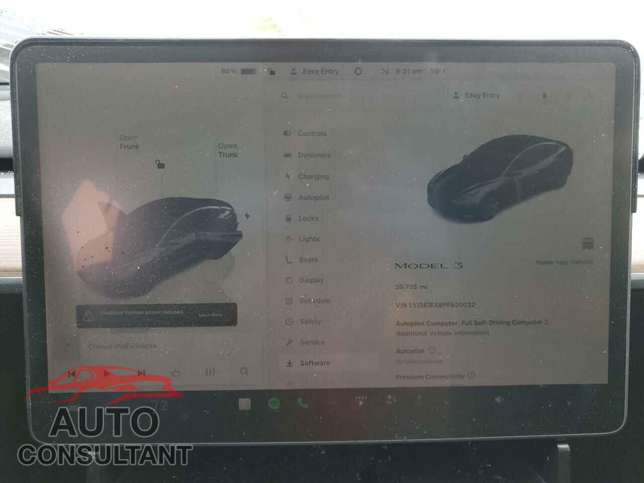 TESLA MODEL 3 2023 - 5YJ3E1EA8PF620032