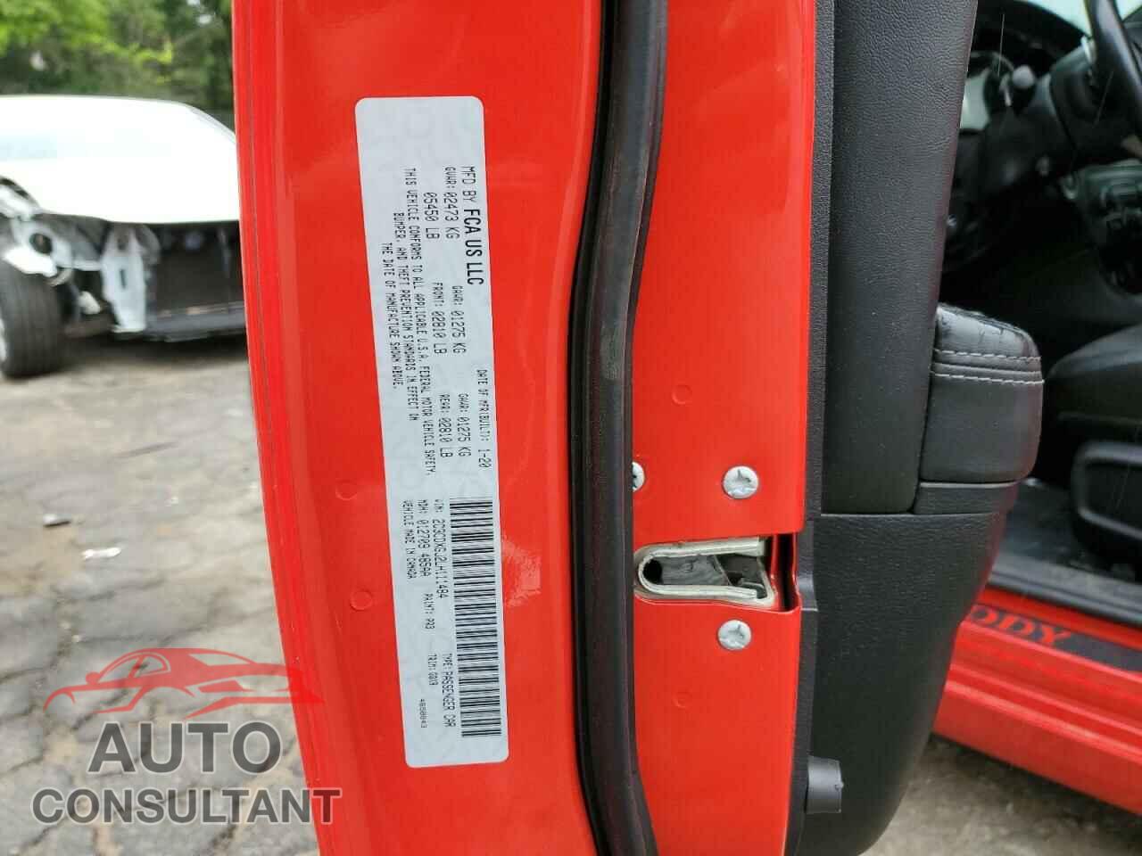 DODGE CHARGER 2020 - 2C3CDXGJ2LH111484