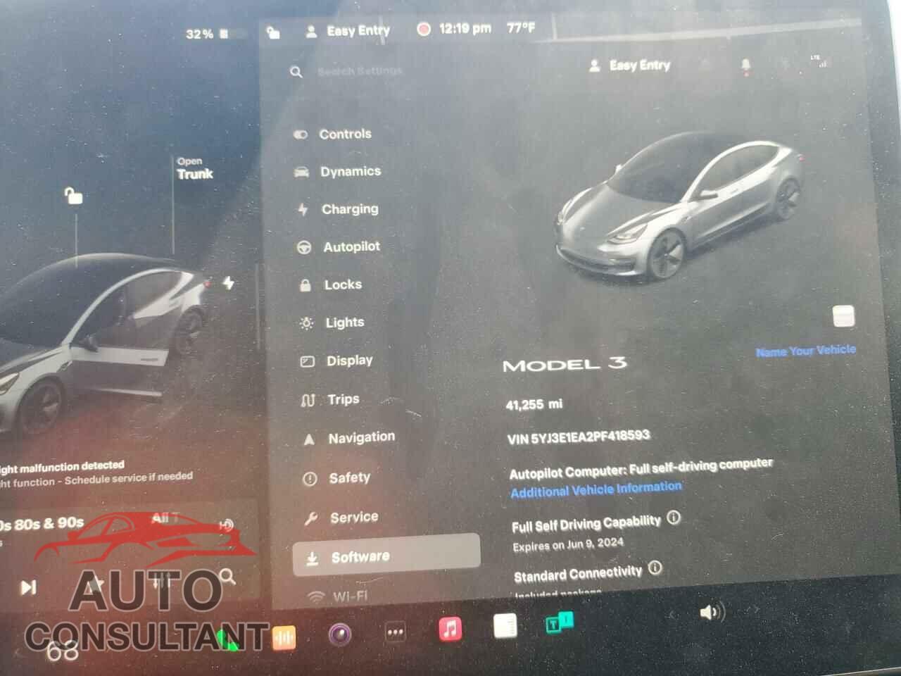 TESLA MODEL 3 2023 - 5YJ3E1EA2PF418593
