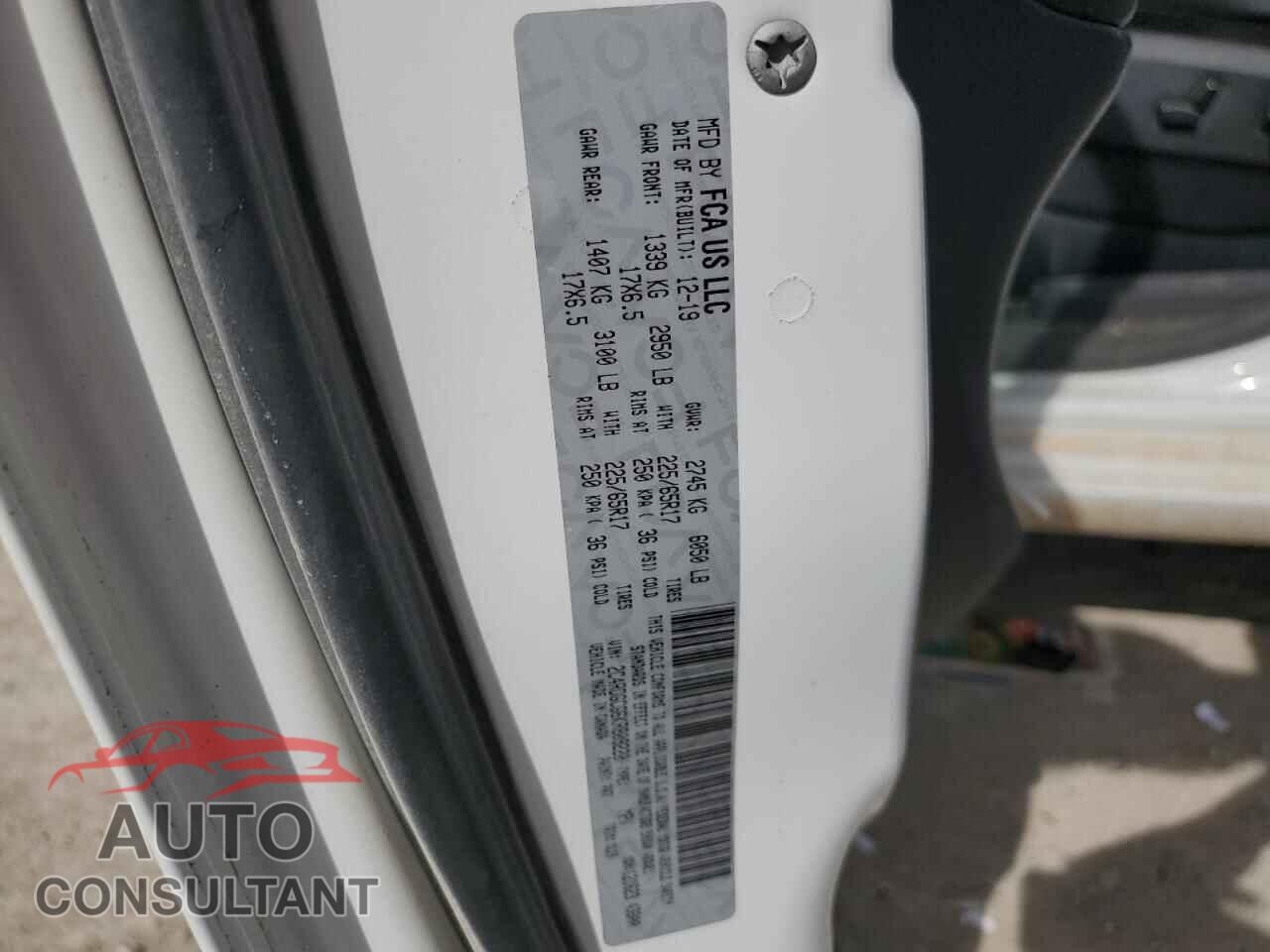 DODGE CARAVAN 2019 - 2C4RDGCG6KR809220