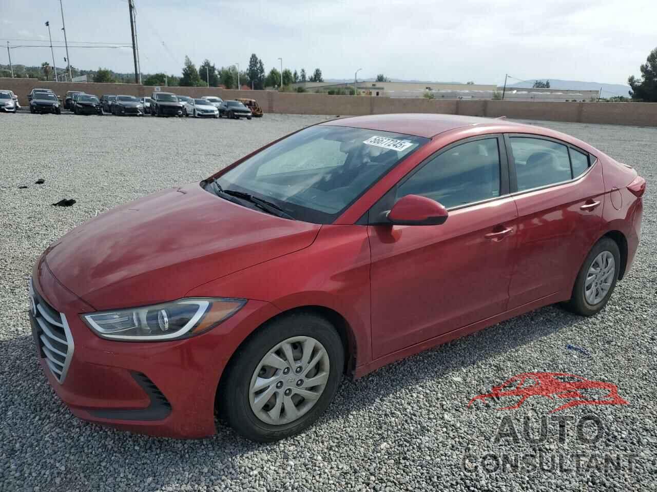 HYUNDAI ELANTRA 2017 - KMHD74LFXHU391646
