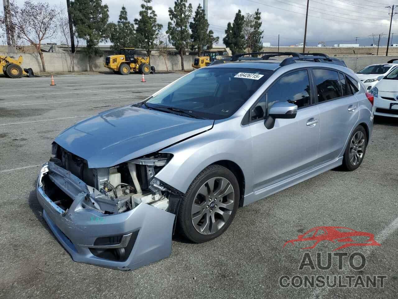 SUBARU IMPREZA 2015 - JF1GPAZ6XF8253723