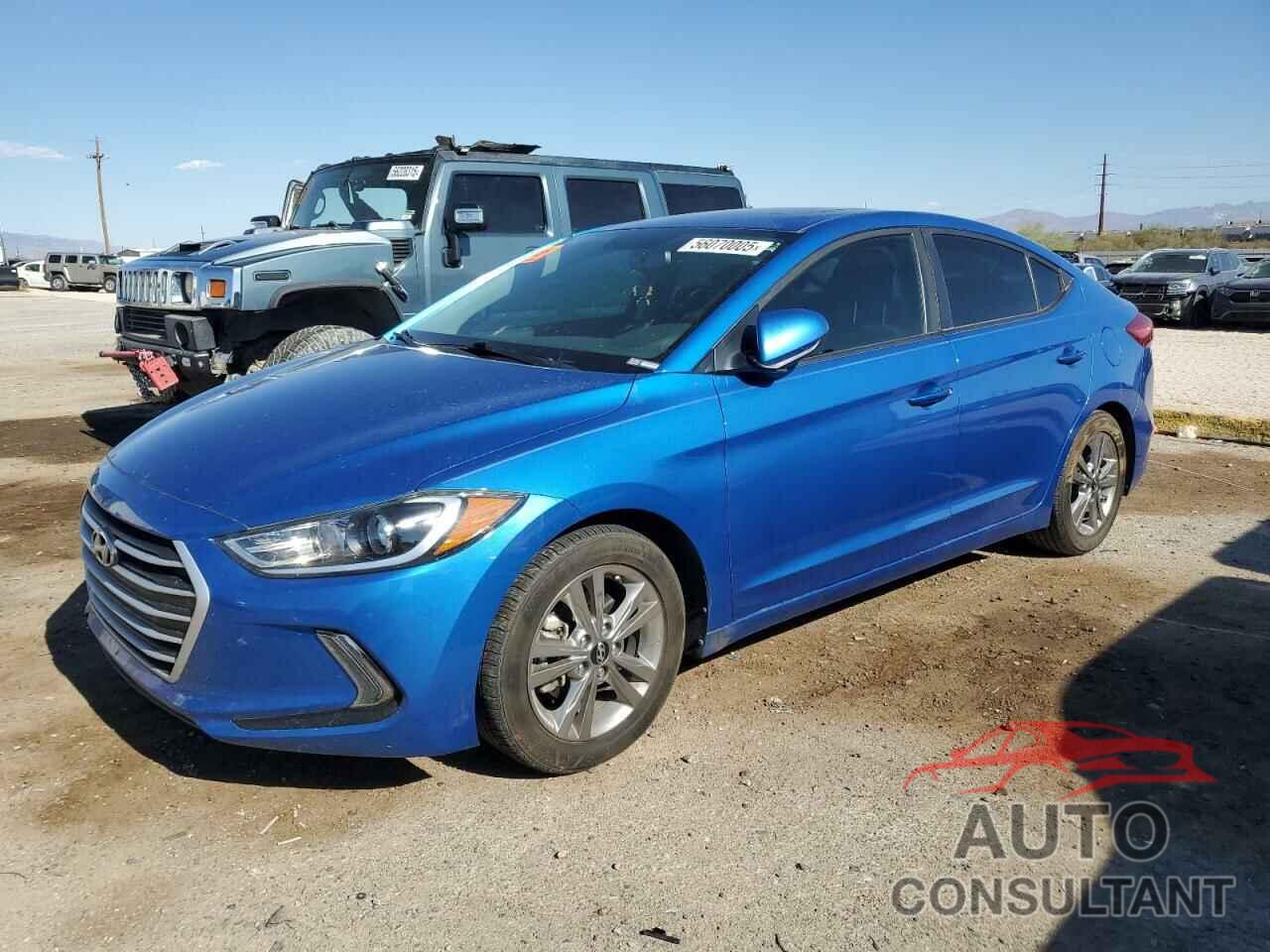 HYUNDAI ELANTRA 2018 - KMHD84LF0JU601321