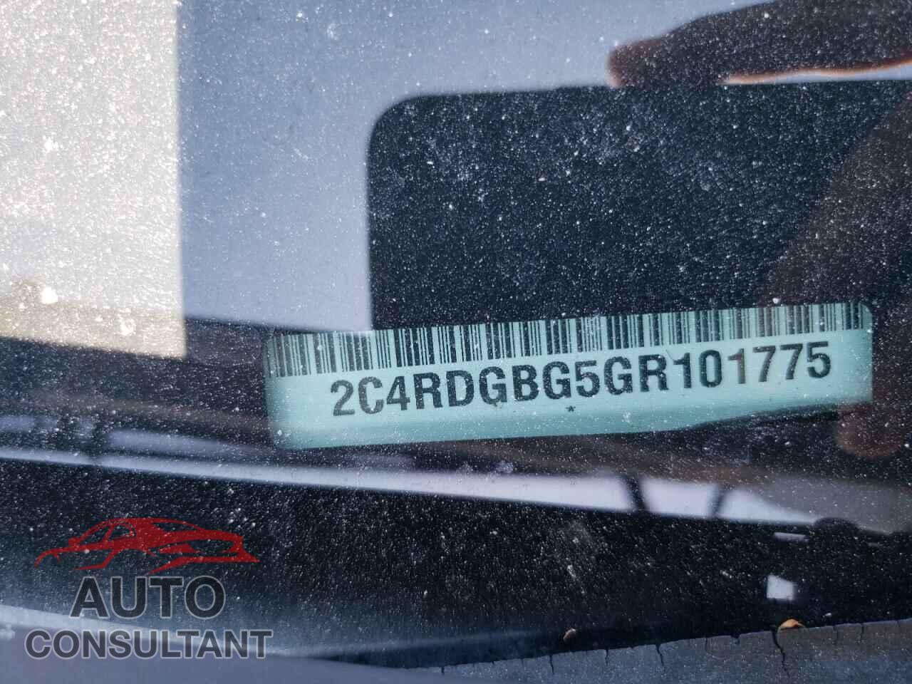DODGE CARAVAN 2016 - 2C4RDGBG5GR101775