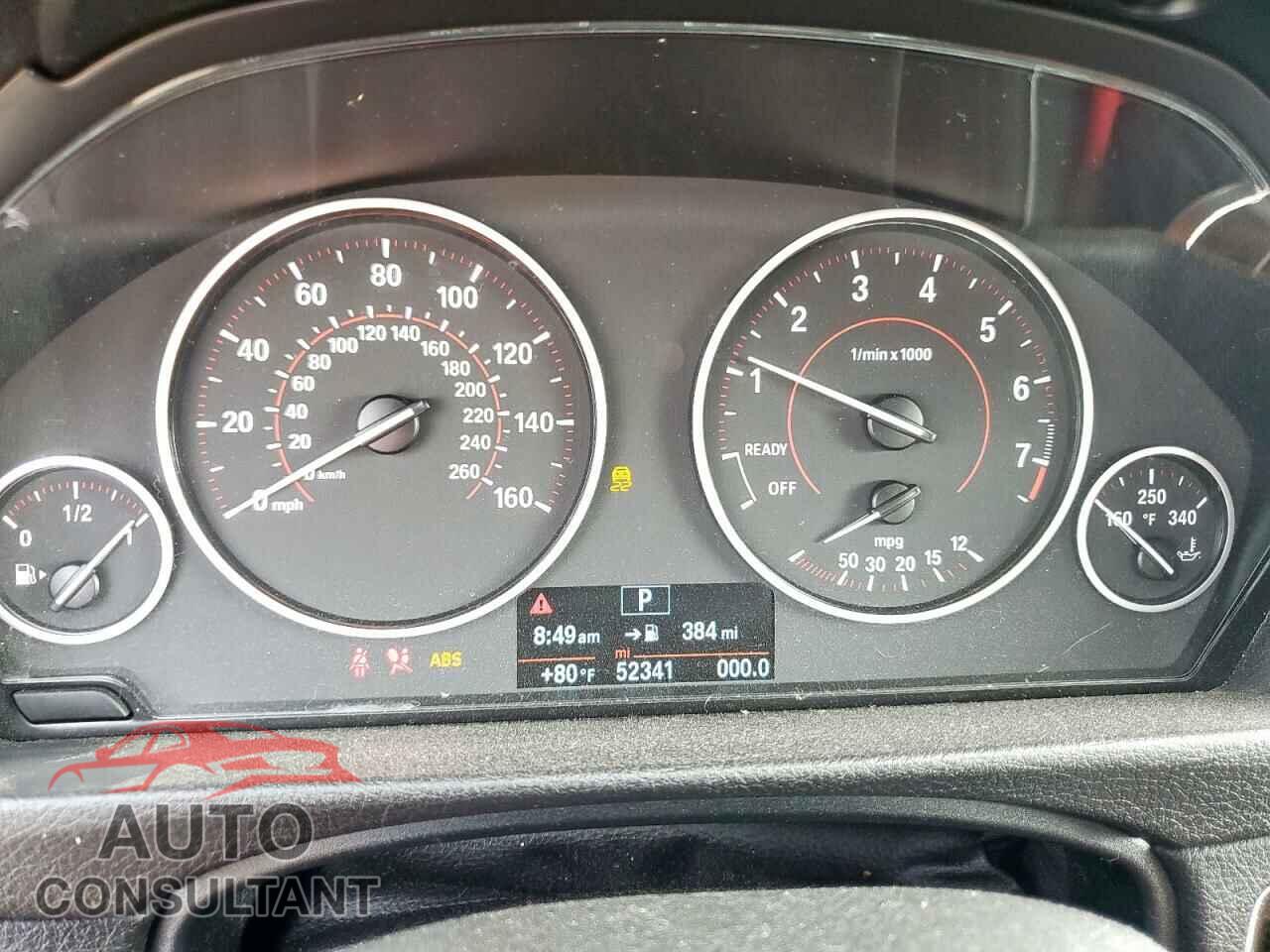 BMW 3 SERIES 2017 - WBA8B9G39HNU55152