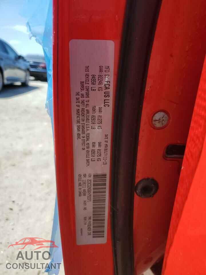 DODGE CHALLENGER 2019 - 2C3CDZAG6KH752371