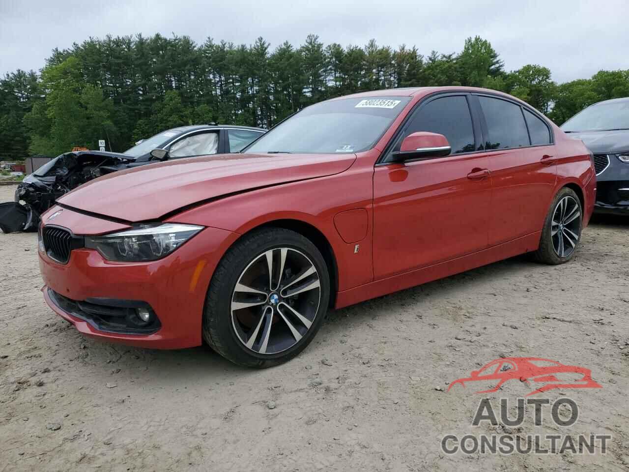 BMW 3 SERIES 2018 - WBA8E1C58JA756279
